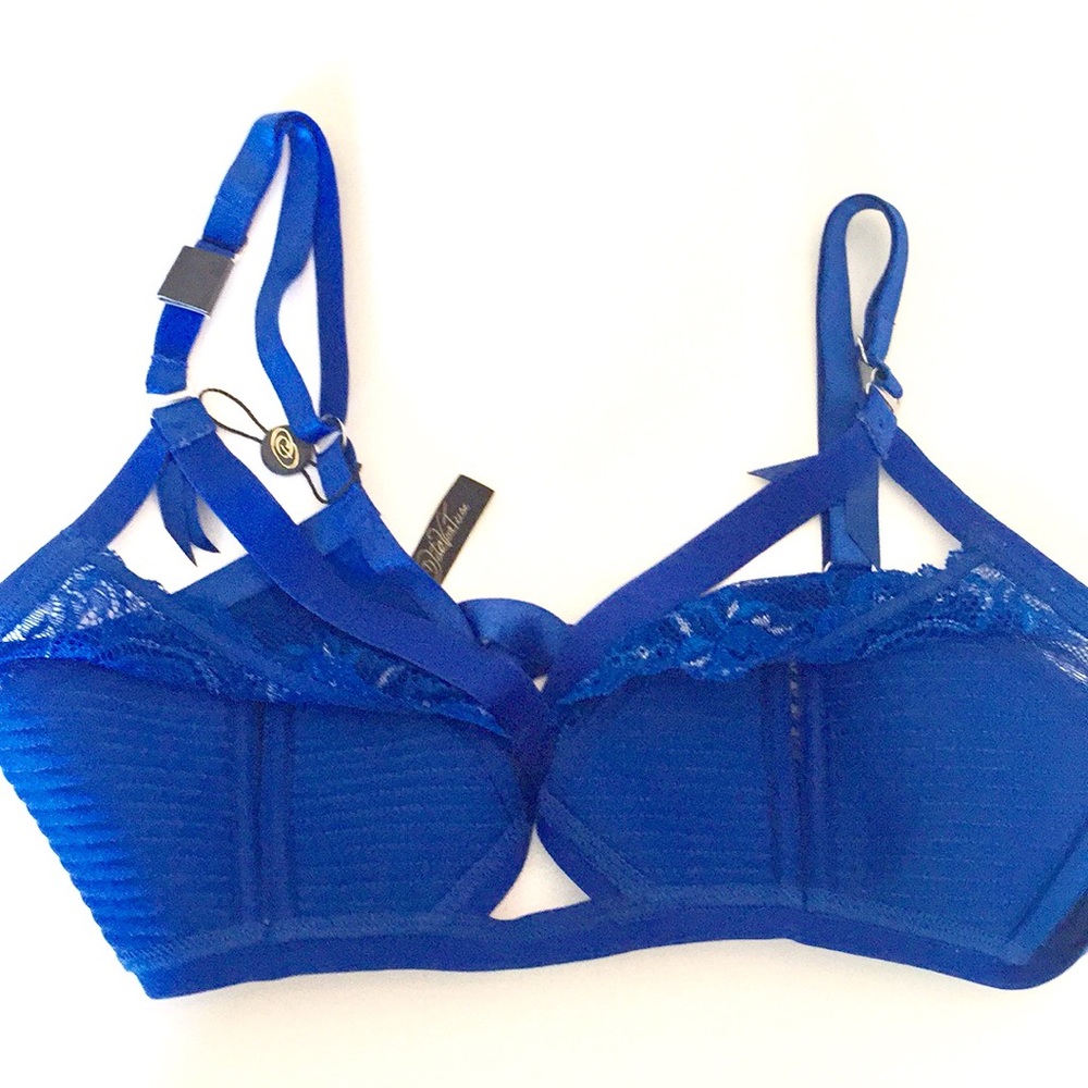 Dita Von Teese Madame X Electric Blue bra